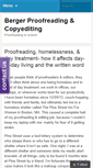 Mobile Screenshot of bergerproofreading.com