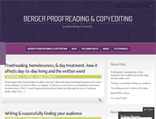 Tablet Screenshot of bergerproofreading.com